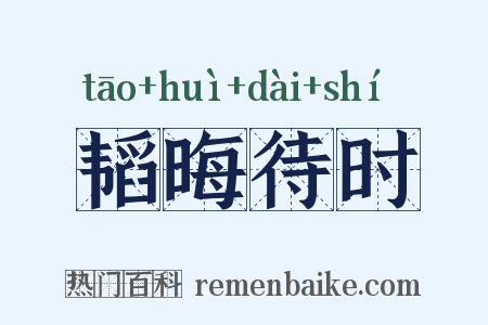 韬晦待时是什么意思的图片